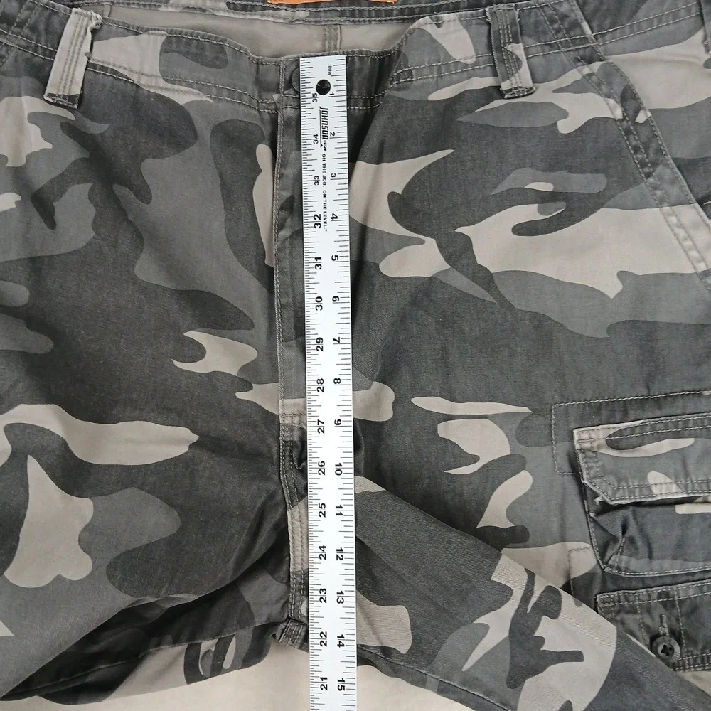 Lee Dungarees 42x12 Mens Cargo Shorts Camo‎ Canvas Heavyweight